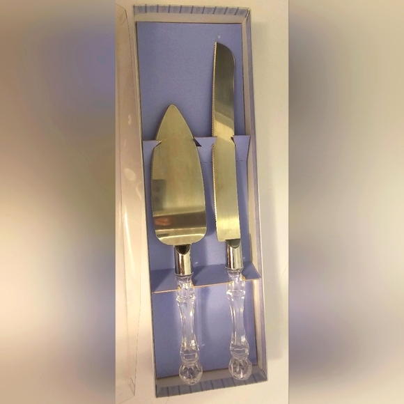 Wedding Server Set (2pcs) EUC - Picture 2 of 2